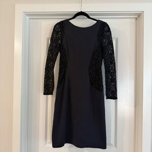 Vera Wang Navy Blue/Black Dress